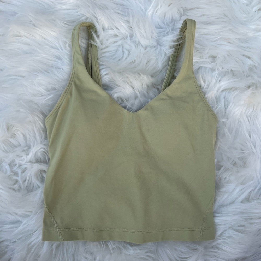 LULULEMON dew green align tank top